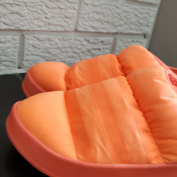 Adidas Unisex Puffylette Beam Orange Slip-On Outdoor Cabincore Shoes Sz 8 - Picture 9 of 16